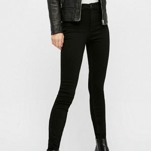 Free People High Waisted Long and Lean Jeans